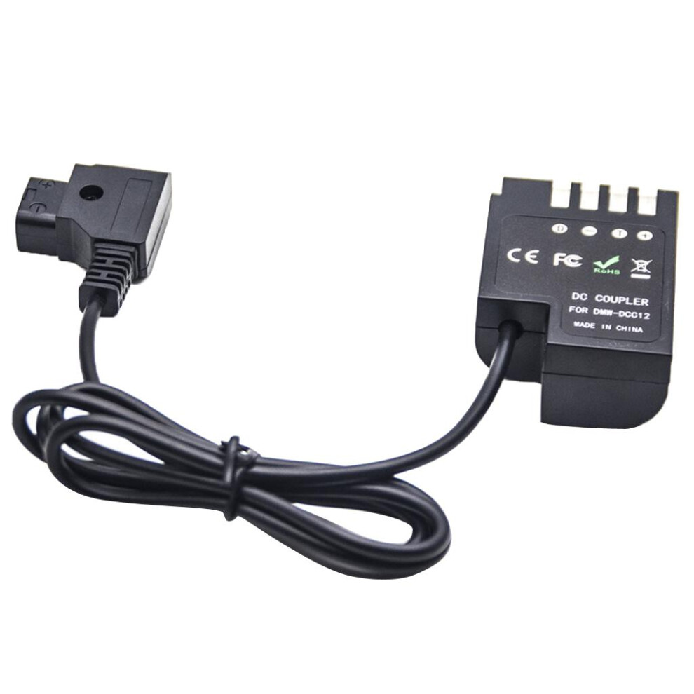 Dmw-Dcc12 Dc Coupler +D-Tap Cable For Panasonic Lumix Dmc-Gh3 Gh4 Gh5 Gold 6901423126886