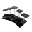 8-Layer Acrylic Riser Display Shelf Durable for Action Figure Perfumes 2