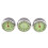 3 PCS/Set Car Thermometer Hygrometer Quartz Clock For Dashboard Orname 1