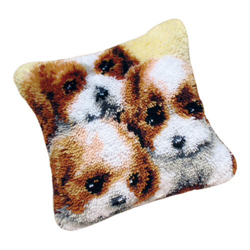 Lovely Pillow Case Latch Hook Kits Needlework Throw Pillow Cover Needl 1