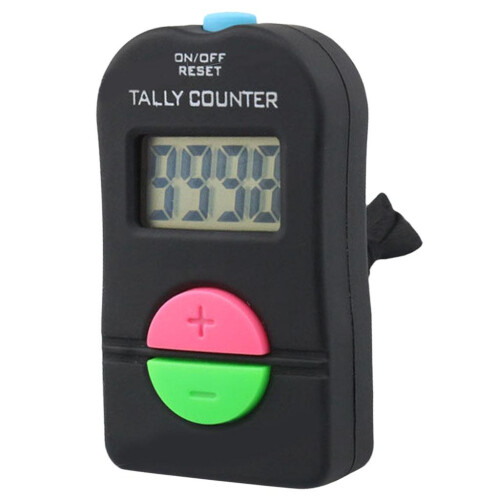 Electronic Digital Hand Tally Counter Clickers Count Up & Down 4 figur 2