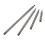 4 Piece Dial Indicator Extension Rod Set M2 5 Threaded Lengths 25 100mm Compatible with Various Measuring Tools 6