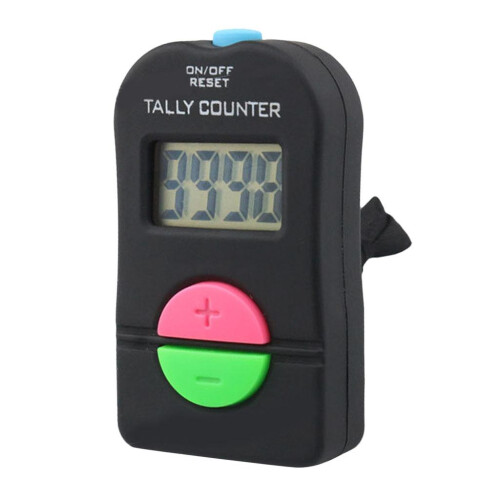 Electronic Digital Hand Tally Counter Clickers Count Up & Down 4 figur 1