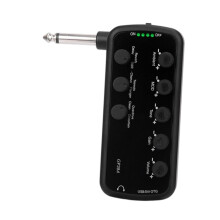 Guitar Headphone Amplifier Built-in 3 Effects for Live Performance Rec