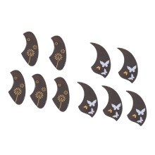 10 Pieces Ukulele Pickguard Anti Scratch Plate Mini Pickguard for Ukul