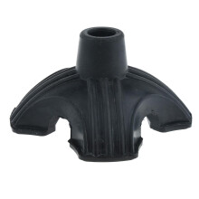 Quad Rubber Replacement Tip For Cane Walking Stick Crutches 7/8 inch