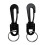 2 Pieces Scuba Diving Plastic Swivel Spring Snap Hook Clip with Split 1