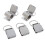 5pcs Pacifier Suspender Holder Clip Strap Clips DIY Sewing Craft 25mm 2