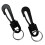 2 Pieces Scuba Diving Plastic Swivel Spring Snap Hook Clip with Split 3