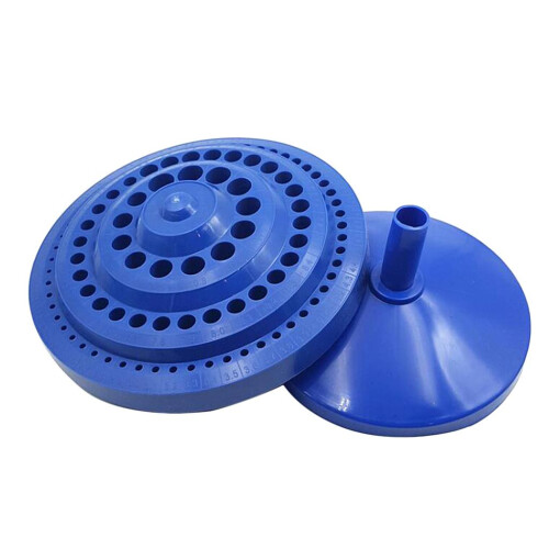 Plastic Round Rotating Drill Bit Storage Case Drill Bit Display Box 2
