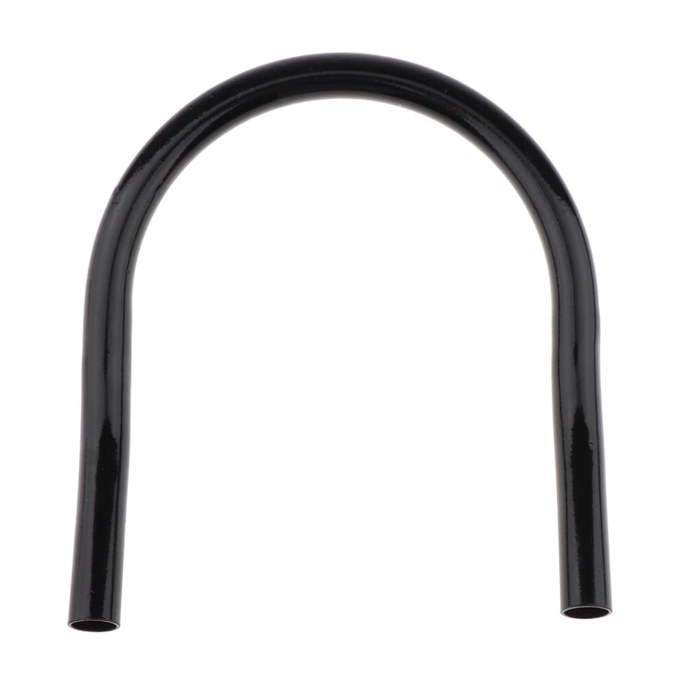 Upswept Cafe Racer Seat Frame Hoop Loop Metal 210Mm For Motorcycle Bla Black 6901423128941