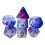 7Pack Multi Sided Dice Set Glow in Dark for Roleplaying Roll Playing G 1