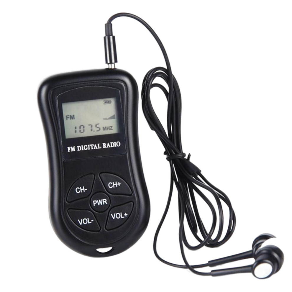 Fm Portable Pocket Radio Conference Receiver Battery Operated For Jogg 6901423134461
