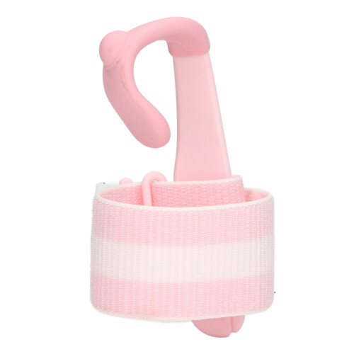 Pink Pen Hold Corrector: Adjustable Wrist Support for Better Writing 1
