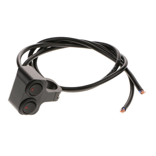 Motorcycle 25mm Handlebar Headlight Fog Spot Light Dual On Off Switch 1