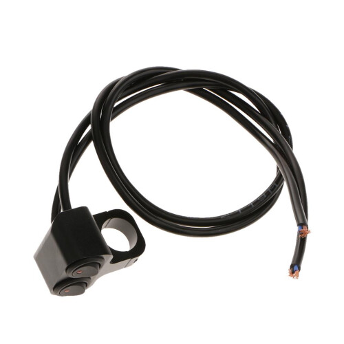 Motorcycle 25mm Handlebar Headlight Fog Spot Light Dual On Off Switch 2