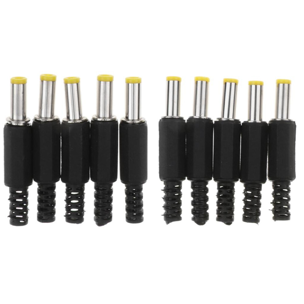 10Piece Dc Power Male Plug Welding Adapter Connector 5.5X2.5mm 6901423136342