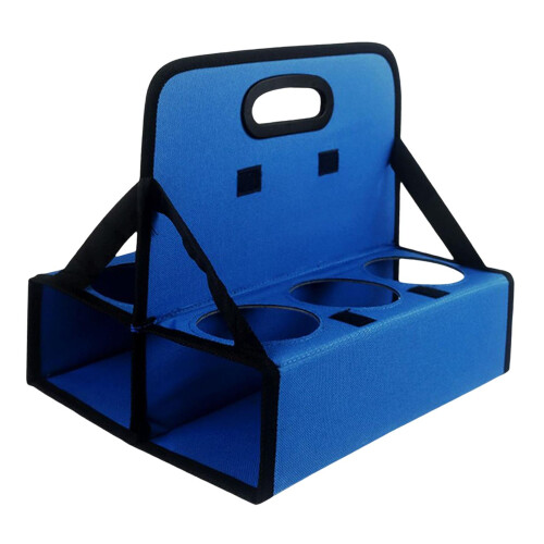 Cup Carrier Solid Base Foldable for Picnic Sports Events Outdoor Activ