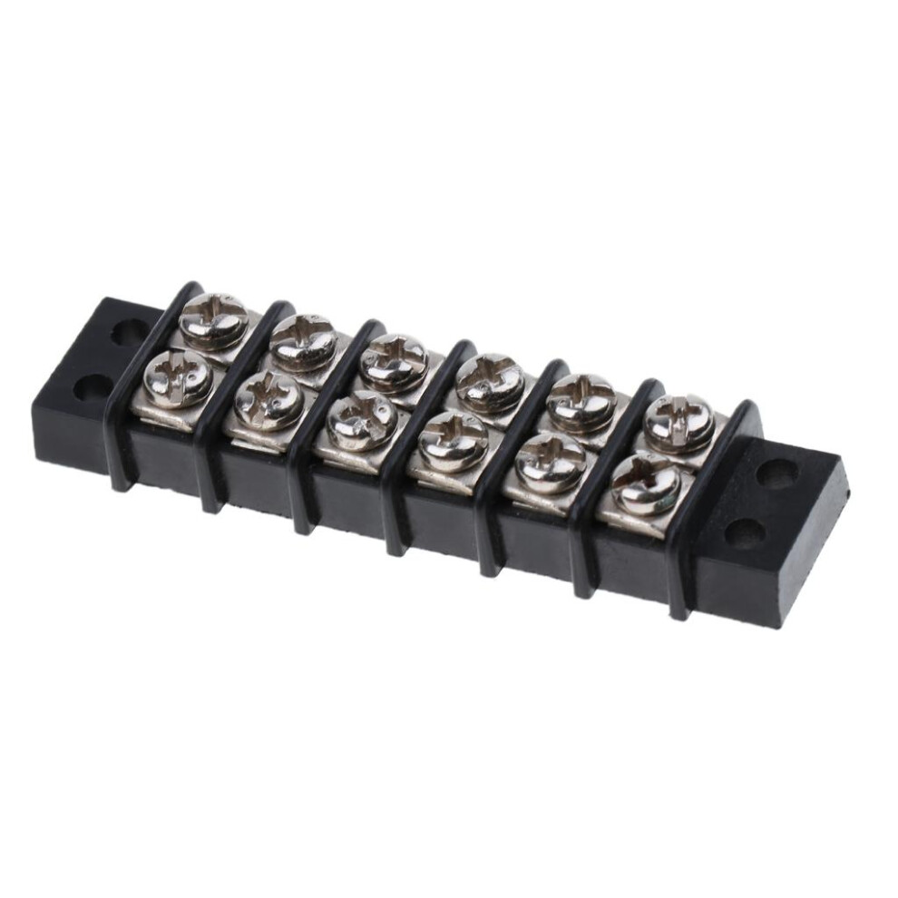 Marine Boat Rv 12V 30A 6 Ways Screw Terminal Block Bus Bar Splits 1 In 6901423137615