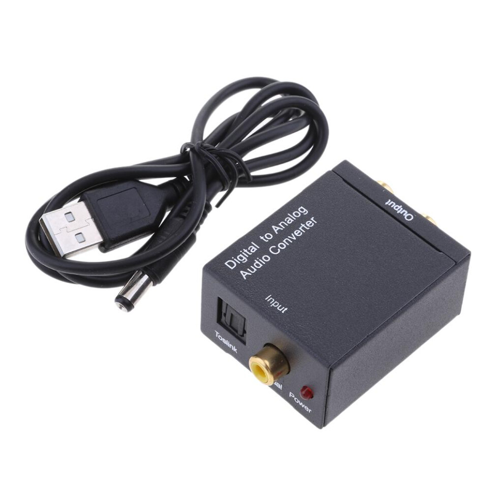 Digital Optical Coax To Analog Rca Audio Converter Adapter With Usb Ca 6901423137813