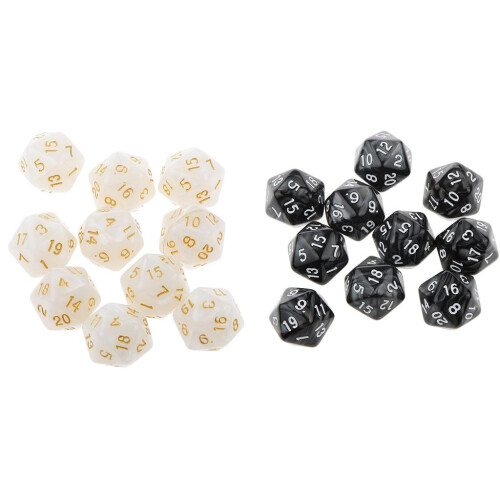 20 Sided Dice D10 Polyhedral Dice 10mm for Dungeons and Dragons   TRPG