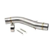 51mm Motorcycle Exhaust Middle Pipe Exhaust Mid Tube for Ducati Scramb
