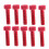 10pcs M6x20mm Aluminum Hex Socket Cap Screws Head Key Bolt Red 3