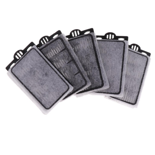 5Pcs Aquarium Activated Carbon Filter Cartridge  Low Water Internal Fi