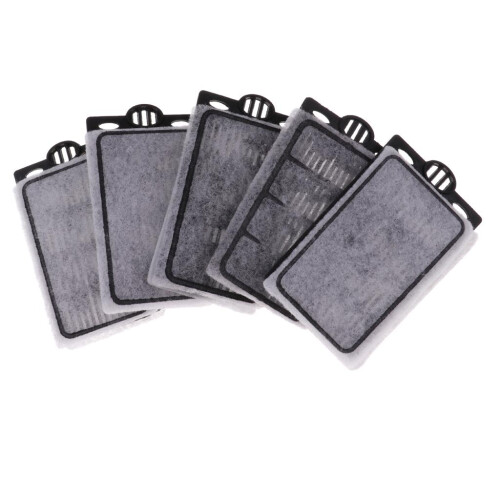 5Pcs Aquarium Activated Carbon Filter Cartridge  Low Water Internal Fi 2