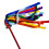 Gymnastics Dancing Ribbons Morning Exercise Props with 2 Bells for Tra 2