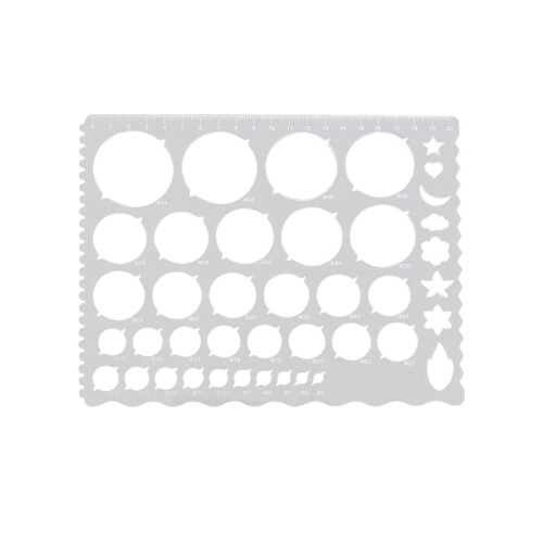 Paper Quilling Tool Circle Template Stencil Multifunction for Origami