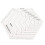 18x15.5cm Hexagon Shape Quilt Quilting Patchwork Ruler for DIY Sewing 3