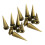 10pcs Copper Cone Screwback Stud Leather Craft Spike Rivets Bronze 1