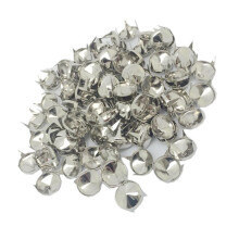 100pcs 12mm Cone Spike Metal Stud Rivet Punk Shoes Bag Clothes Accesso
