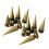 10pcs Copper Cone Screwback Stud Leather Craft Spike Rivets Bronze 2