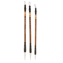 3 x Chinese Calligraphy Brushes Artificial Hair Brushes L/M and S Size