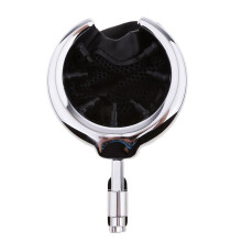22mm Chrome Motorcycle Handlebar Cup Holder Metal Drink Basket For Har