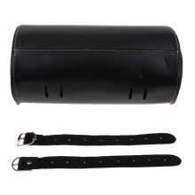 Motorcycle Storage Tool Pouch Roll Barrel Bag for Chopper Bobber Cruis