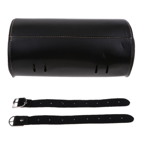 Motorcycle Storage Tool Pouch Roll Barrel Bag for Chopper Bobber Cruis