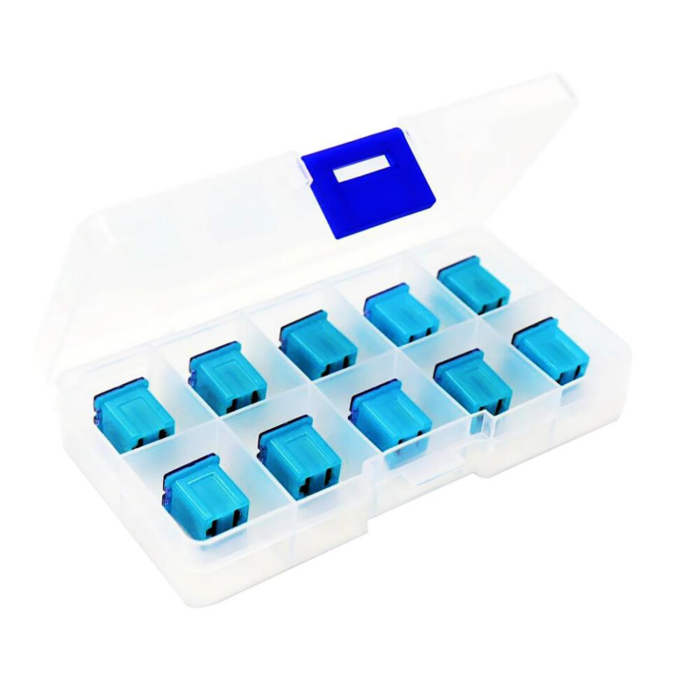 10Pcs Car Auto F2822-Z Standard Female Push In Cartridge Fuses 20Amp 6901423144682