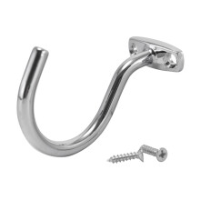 98mm Chrome Billiard Snooker Table Cue Hook to Hold Bridge Stick / Poo