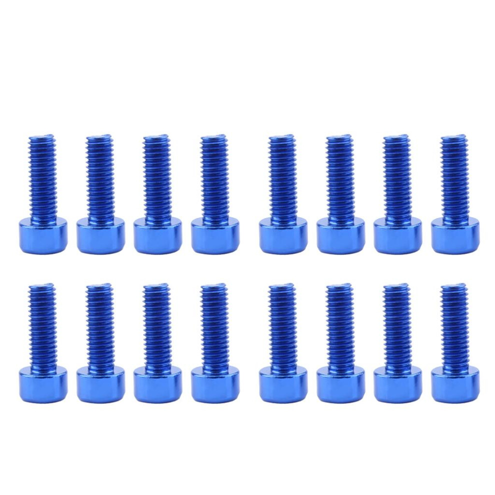 16Pcs Aluminum Alloy Bike Water Bottle Cage Bolts Holder Socket Screws 6901423147683
