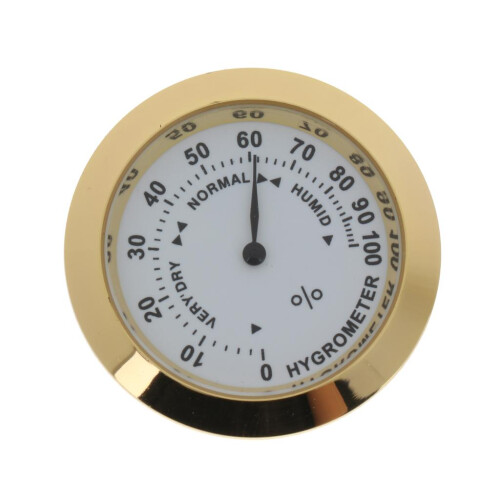 Practical Guitar Hygrometer Golden 1