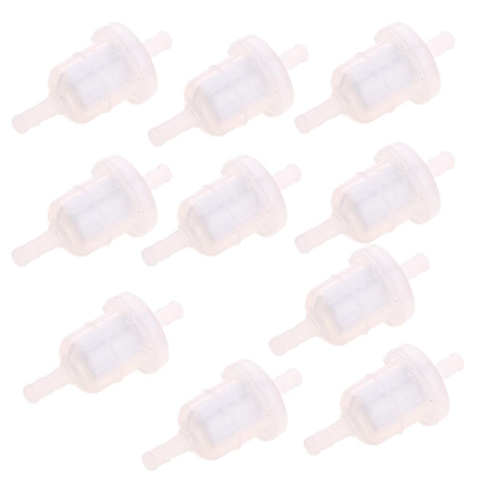 10 X Universal Petrol Motorcycle Inline Fuel Filter Fit 6Mm Pipes 6901423149700