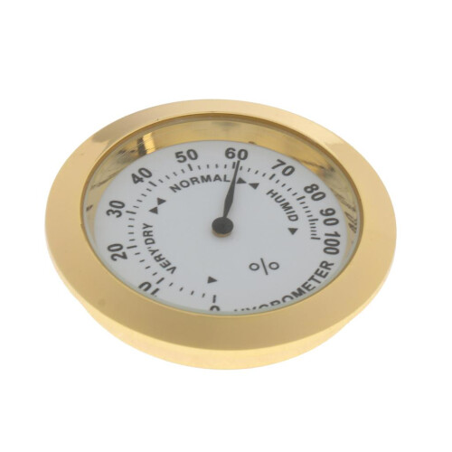 Practical Guitar Hygrometer Golden 2
