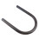 175mm Motorcycle Seat Frame Hoop Loop End Flat for Cafe Racer Bobber 2