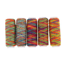 5pcs Rainbow Sewing Thread for Upholstery Leather Canvas Outdoor Beadi