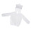 Beekeeper Beekeeping Jacket Veil Hat Suit Protective Dress White 1