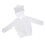 Beekeeper Beekeeping Jacket Veil Hat Suit Protective Dress White 3