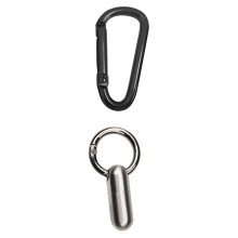 Mini Men Capsule Pendant Necklace Bottle Keyring Mens Titanium